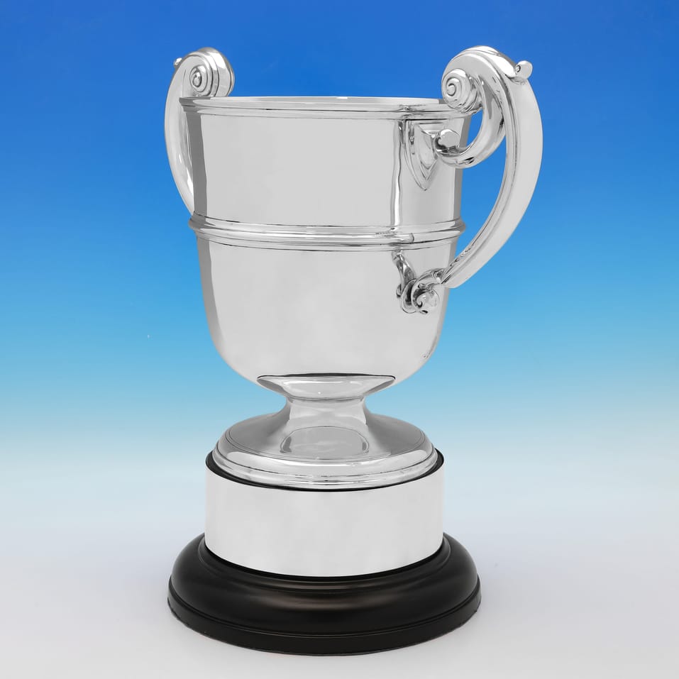 Antique Sterling Silver Trophy on Plinth - Charles Stuart Harris, hallmarked in 1901 London - Edwardian - Image 2