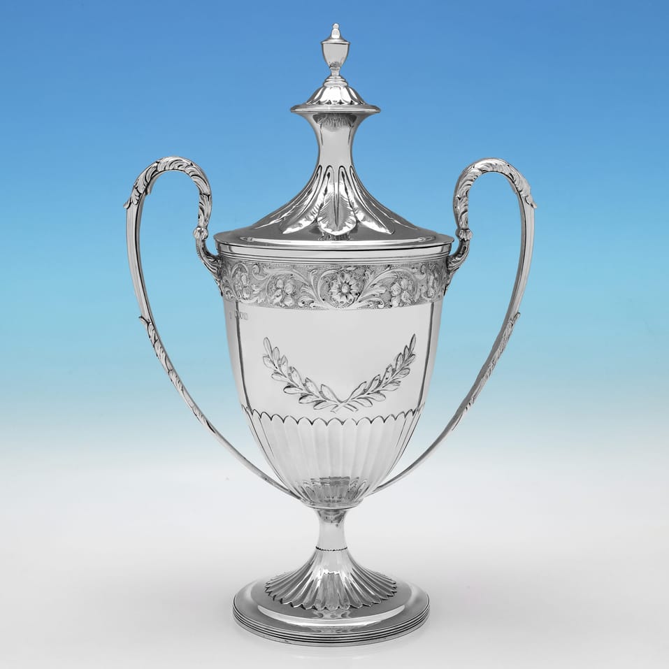 Antique Sterling Silver Trophy - Charles Stuart Harris, hallmarked in 1898 London - Victorian