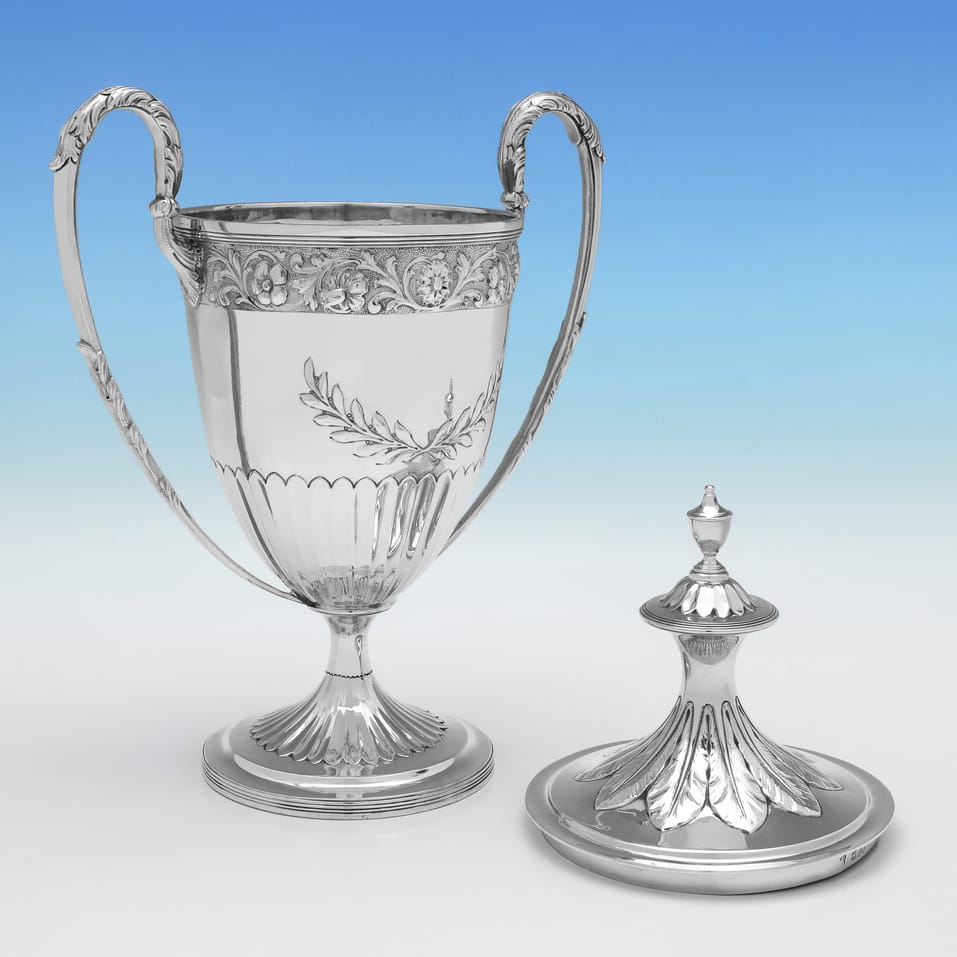 Antique Sterling Silver Trophy - Charles Stuart Harris, hallmarked in 1898 London - Victorian - Image 2