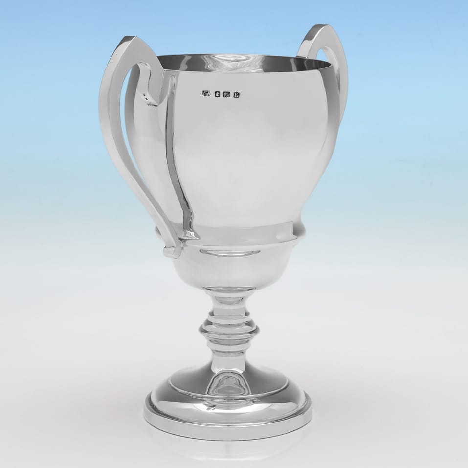 Sterling Silver Trophy - Alexander Clark, hallmarked in 1930 Birmingham - George V - Image 2