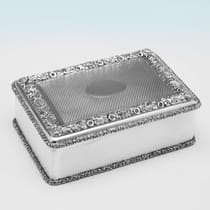 A porphyry and silver snuff box.18th century - Ref.68939