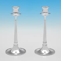 Solid silver candlesticks hot sale for sale