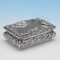 A porphyry and silver snuff box.18th century - Ref.68939