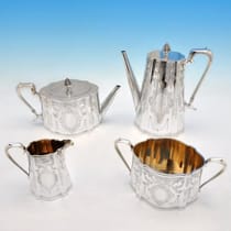 Tea Sets in Antique Sterling Silver. I Franks presents our