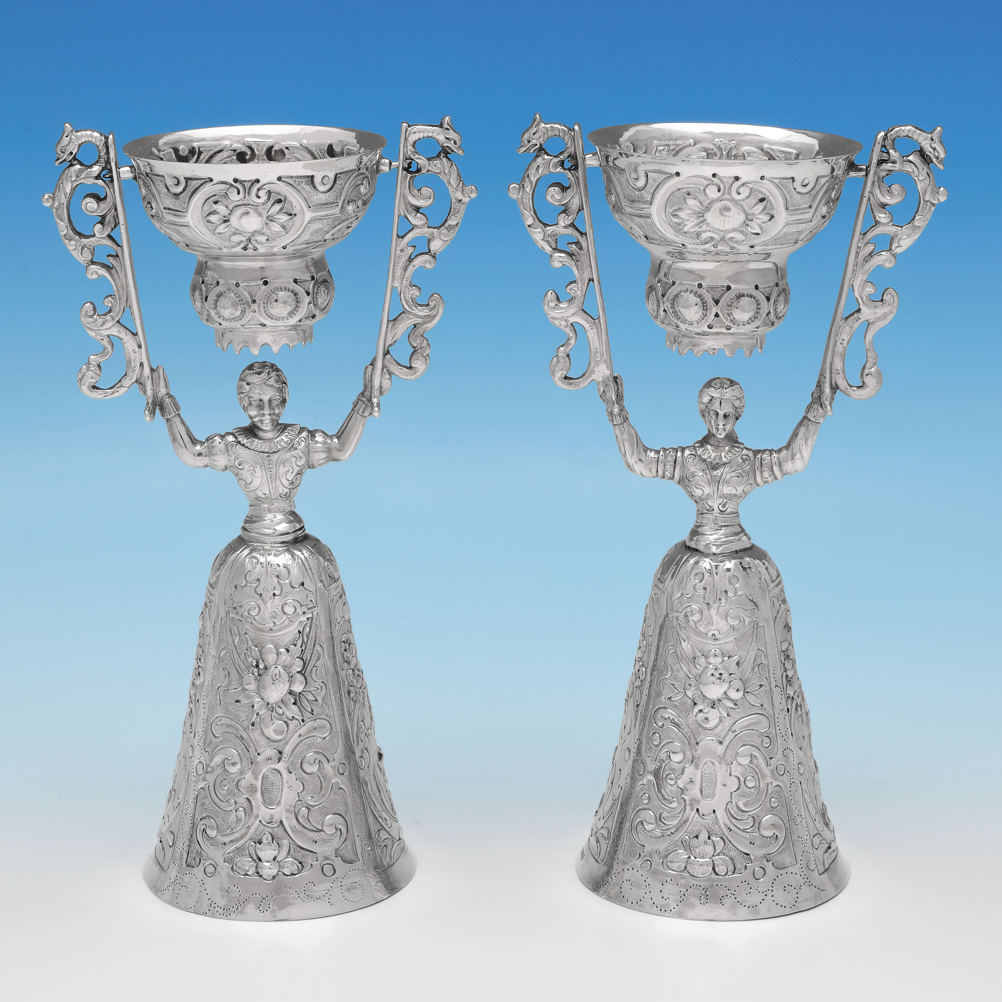 Vintage Silver hot Plated Wedding Wager Cup