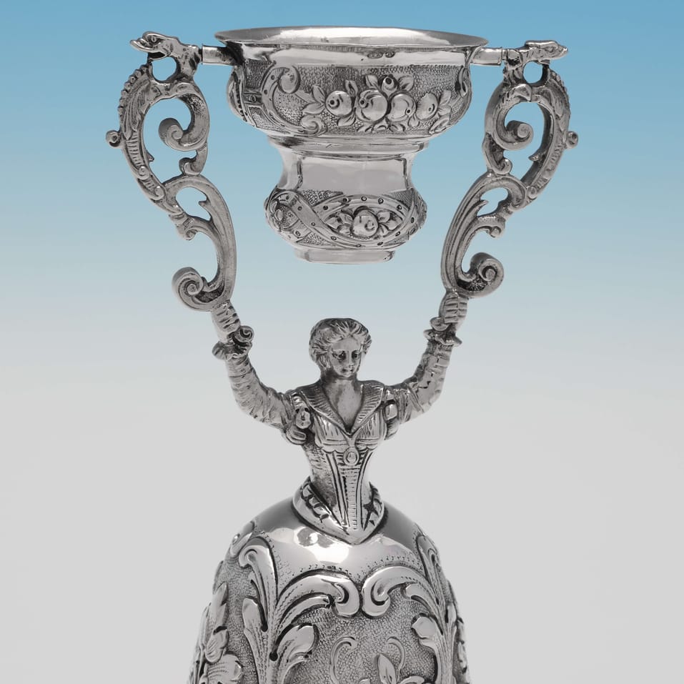 Sterling Silver Wager Cup - I. Freeman & Sons, hallmarked in 1962 London - Elizabeth II - Image 3