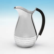 830 Standard Silver Water Jug - Fritz S. Heimburger, hallmarked in 1939 - George VI - Thumbnail 1