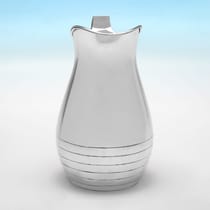 830 Standard Silver Water Jug - Fritz S. Heimburger, hallmarked in 1939 - George VI - Thumbnail 3