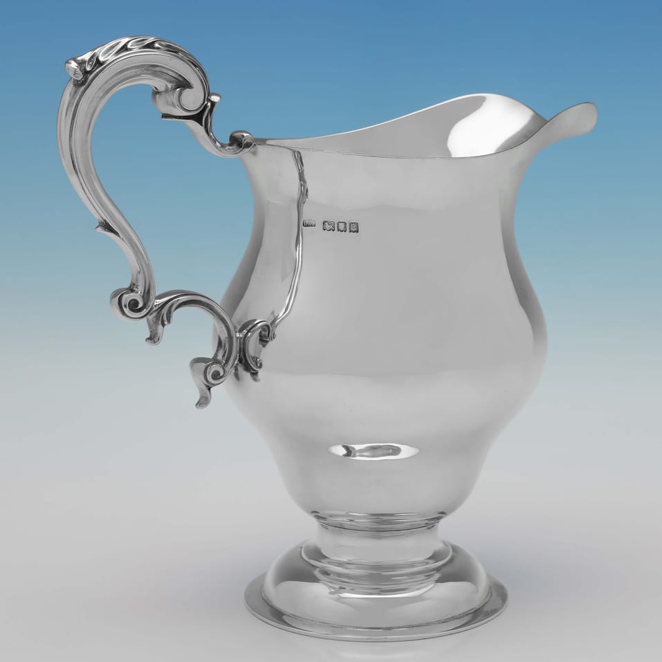 Antique Sterling Silver Water jug - L. A. Crichton, hallmarked in 1918 London - George V - Image 2