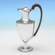 Antique Sterling Silver Wine Ewer - William Bennett, hallmarked in 1800 London - George III - Thumbnail 1