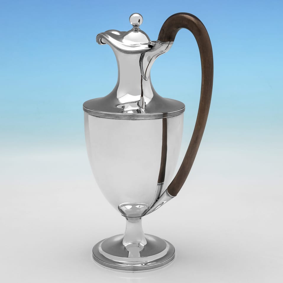 Antique Sterling Silver Wine Ewer - William Bennett, hallmarked in 1800 London - George III - Image 3