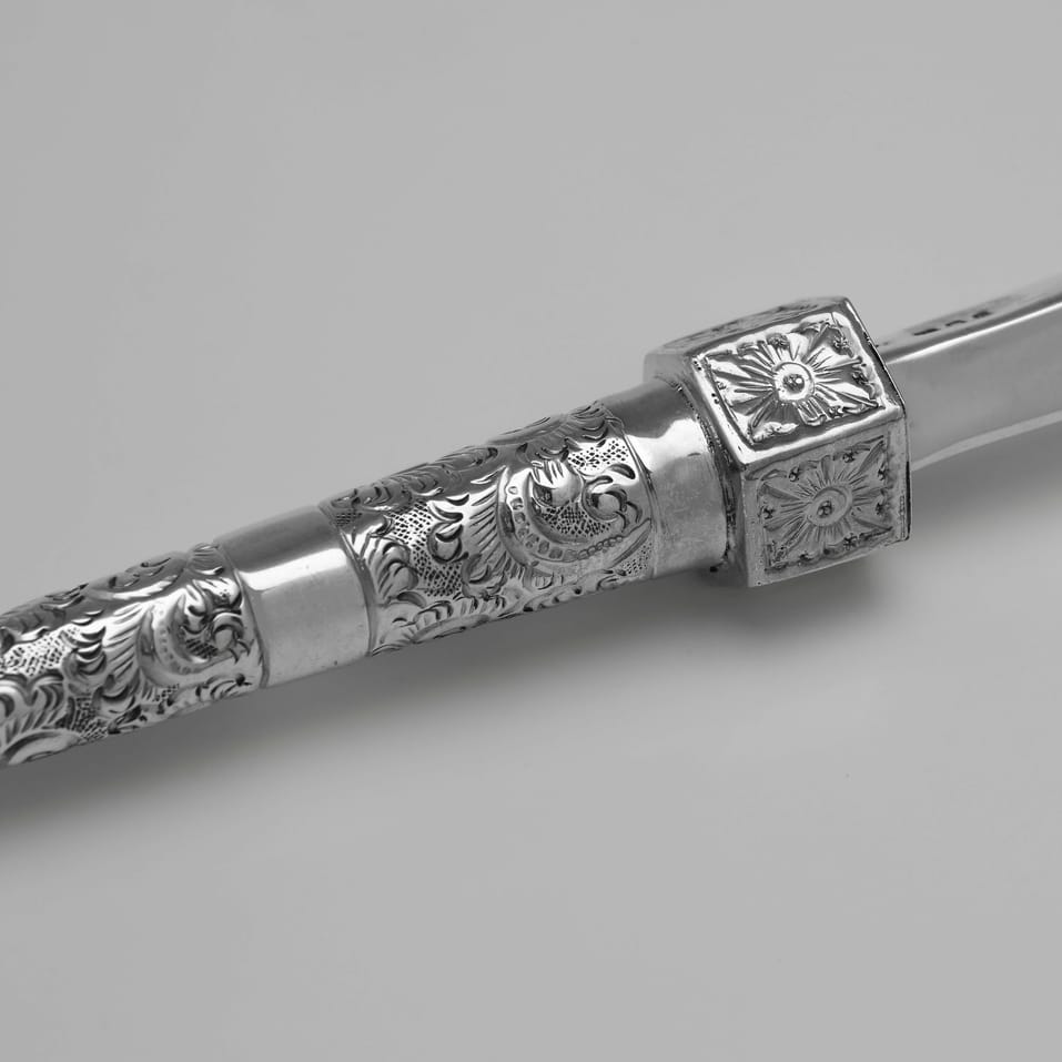 Sterling Silver Judaica - hallmarked in 1929 London - George V - Image 3