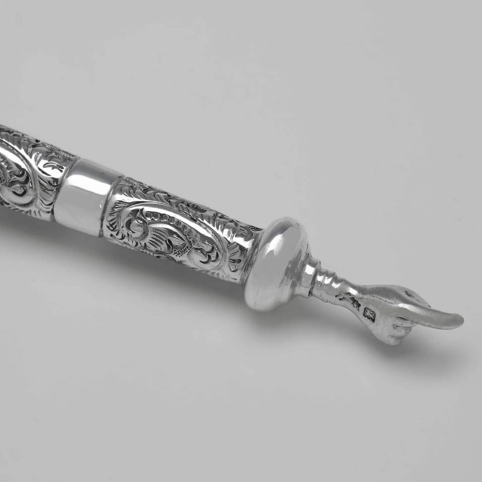 Sterling Silver Judaica - hallmarked in 1929 London - George V - Image 4